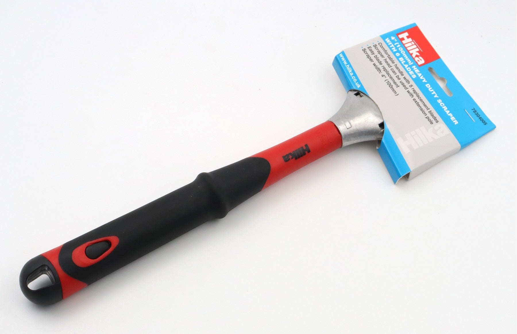 Hilka 4" Heavy Duty Scraper with 6 Blades 78304005