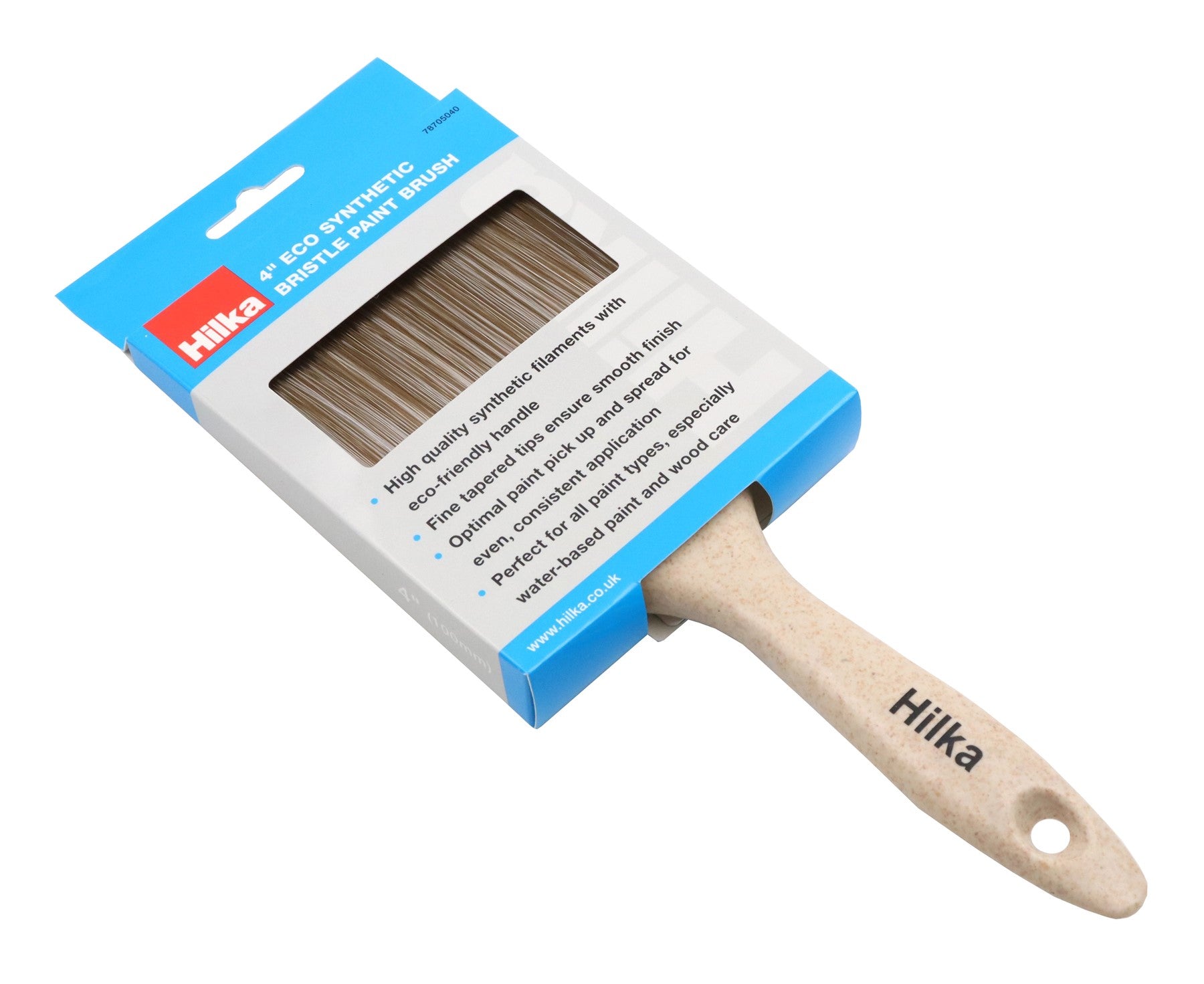 Hilka 4" Eco Synthetic Bristle Paint Brush 78705040