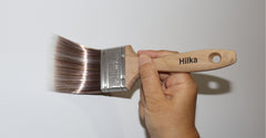 Hilka 2 1/2" Wooden Synthetic Bristle Paint Brush 78710025
