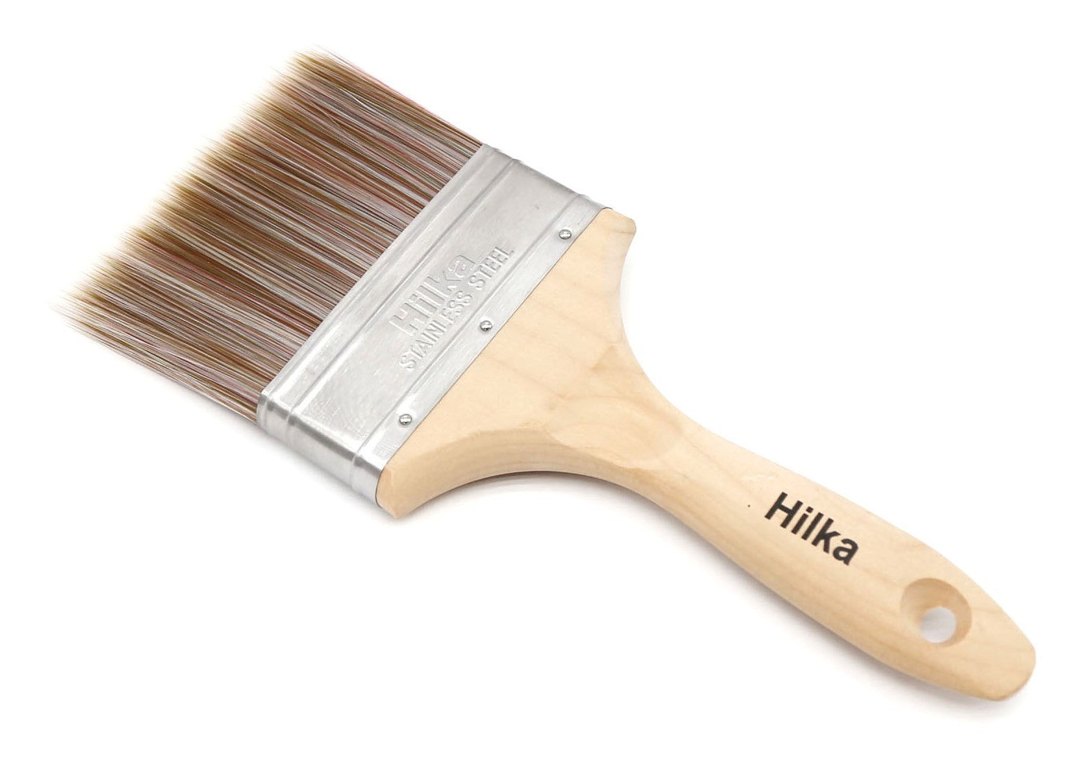 Hilka 4" Wooden Synthetic Bristle Paint Brush 78710040