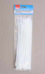 Hilka 50 7.2mm x 300mm Cable Ties White 79075300