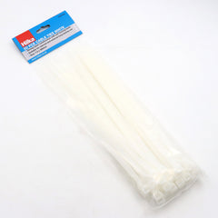 Hilka 50 7.2mm x 300mm Cable Ties White 79075300