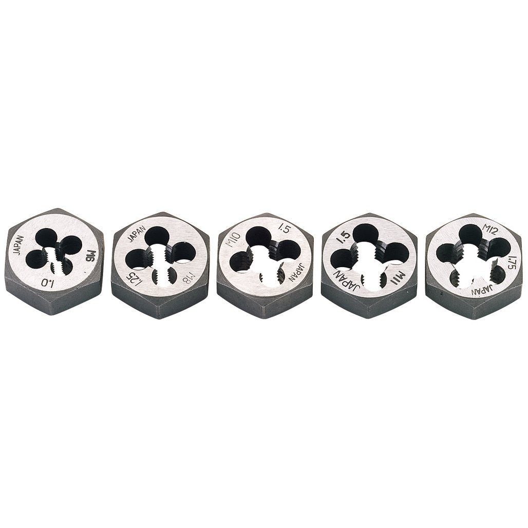 Draper Metric Hexagon Die Nut Set (5 Piece)  79198