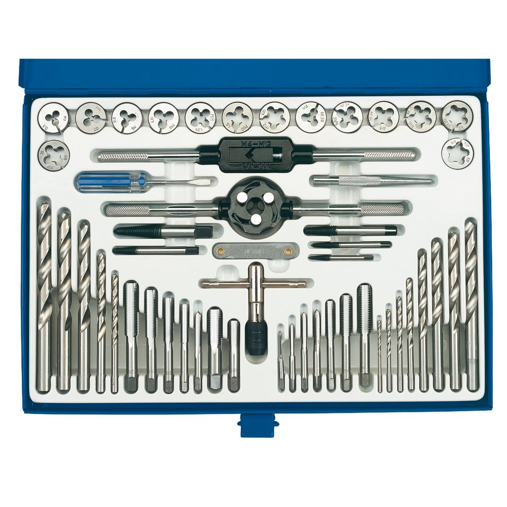 Draper Combination Tap and Die Set - Metric, UNF and BSP (52 Piece)  79204