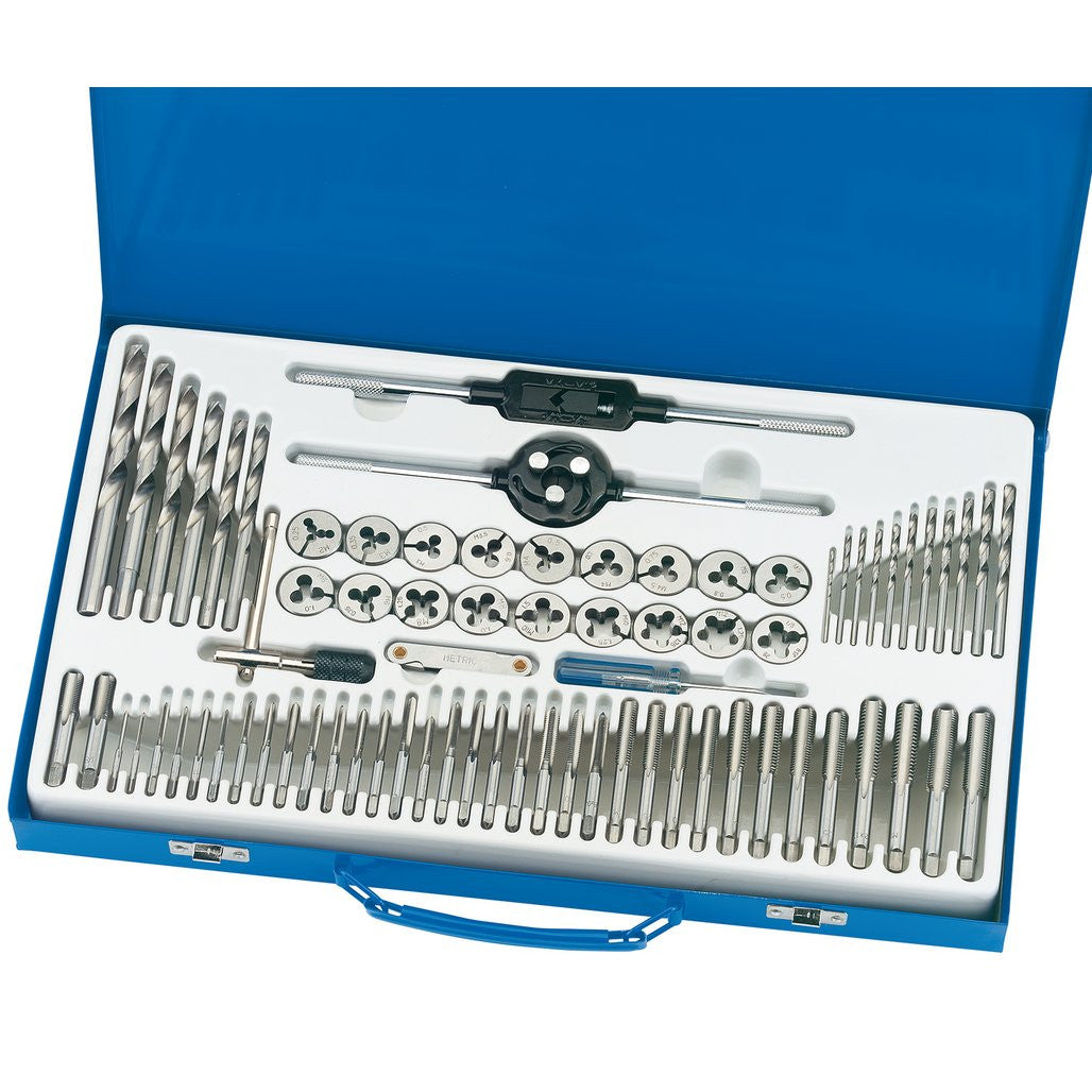 Draper Combination Tap and Die Set Metric and BSP (76 Piece)  79205