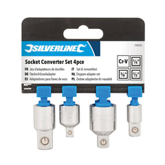 Silverline Socket Converter Set 4pce 793755