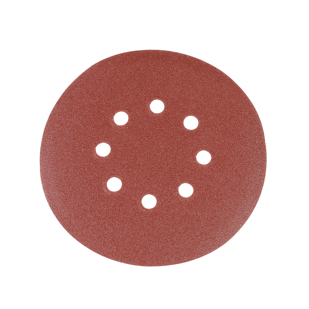 Silverline Hook & Loop Discs Punched 150mm 10pk 793804