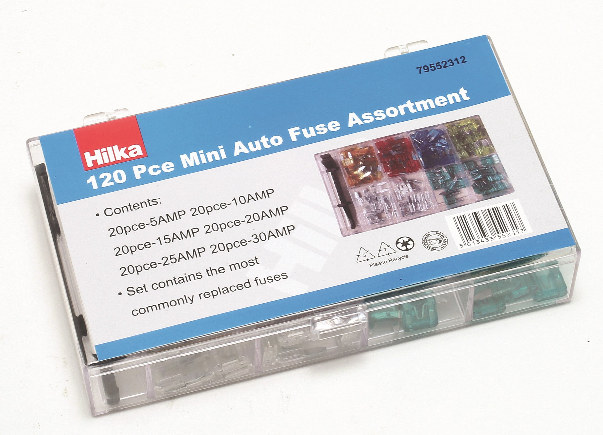 Hilka 120 pce Mini Blade Fuse Set 79552312