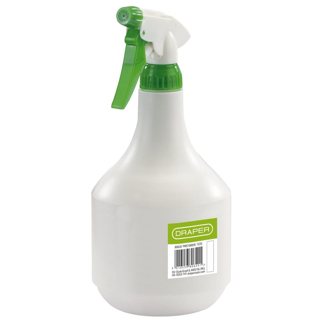 Draper Plastic Spray Bottle, 1000ml  80620