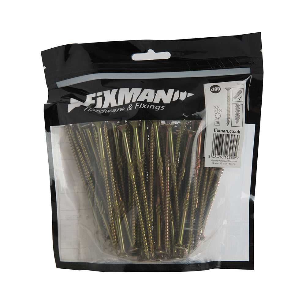 Fixman Goldstar Advanced Screws 807713