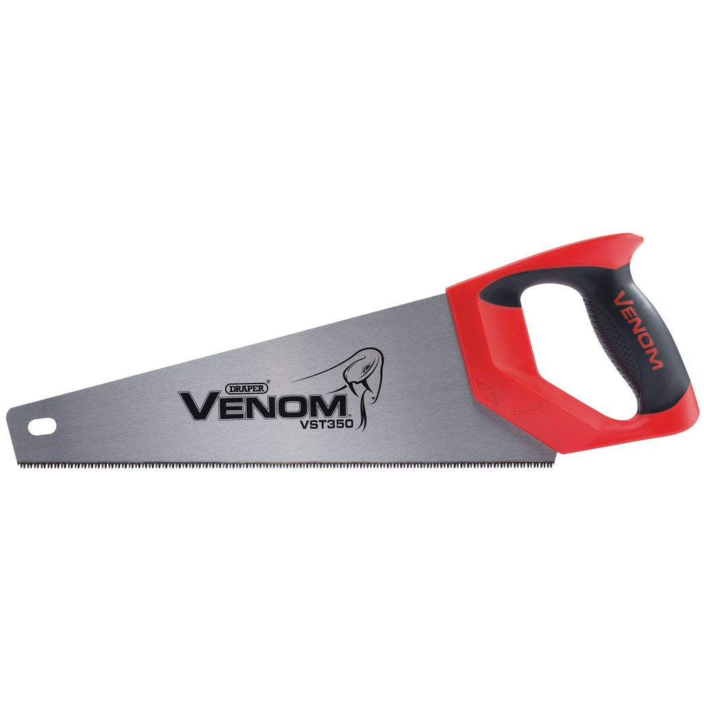 Draper Venom® Second Fix Triple Ground Tool Box Saw, 350mm, 11tpi/12ppi  80878