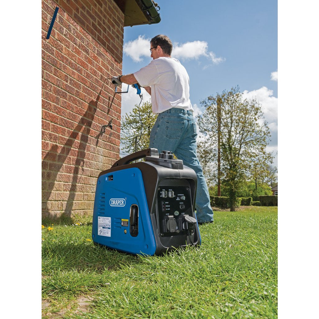 Draper Petrol Inverter Generator, 1700W  80956