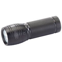 Draper LED Aluminium Hand Torch, 5W, 45 Lumens, 3 x AAA Batteries Required  81110