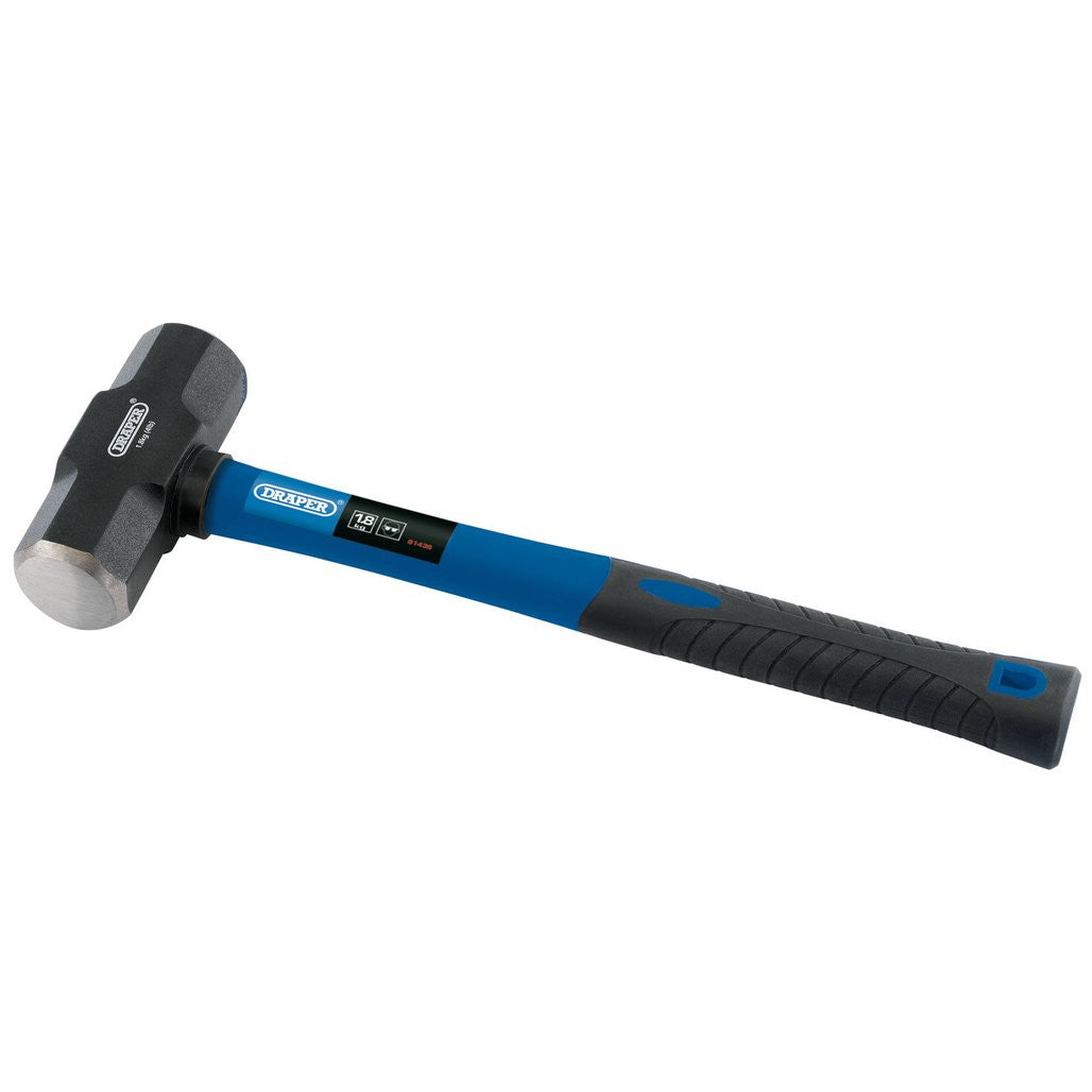 Draper Short Handle Sledge Hammer with Fibreglass Shaft, 1.8kg/4lb  81436