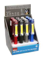 Hilka 4.5W COB 400L XL Pen Light 12 pce CDU 82011412