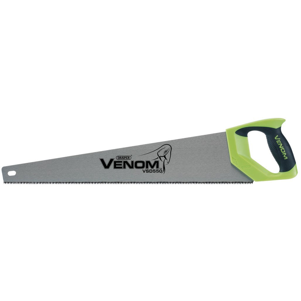 Draper Venom® First Fix Double Ground Handsaw, 550mm, 7tpi/8ppi  82196