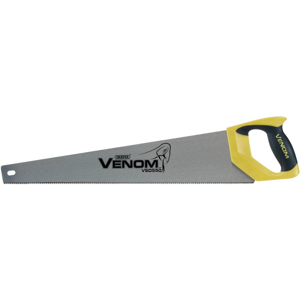 Draper Venom® Second Fix Double Ground Handsaw, 550mm, 11tpi/12ppi  82197