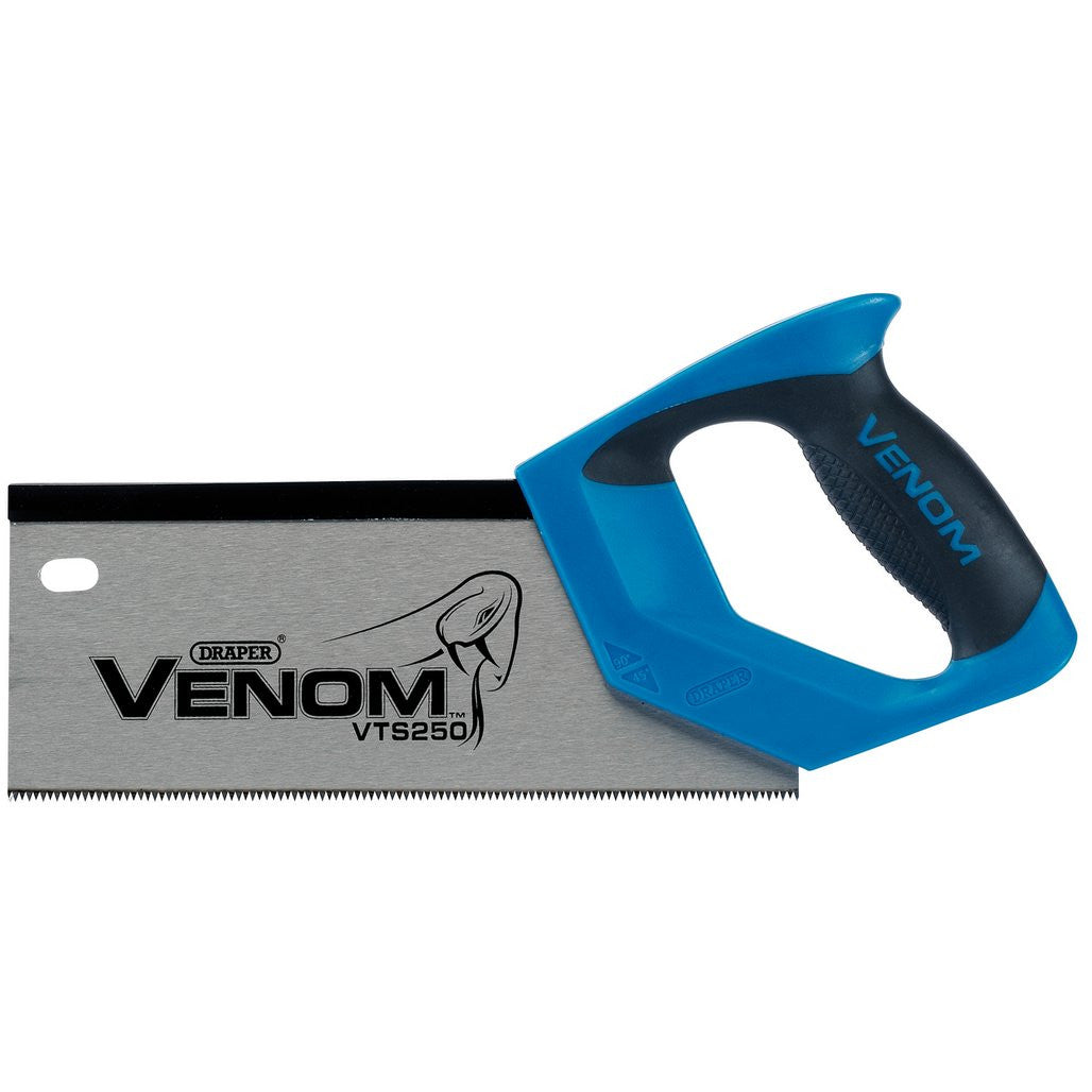 Draper Venom® Double Ground Tenon Saw, 250mm, 11tpi/12ppi  82199