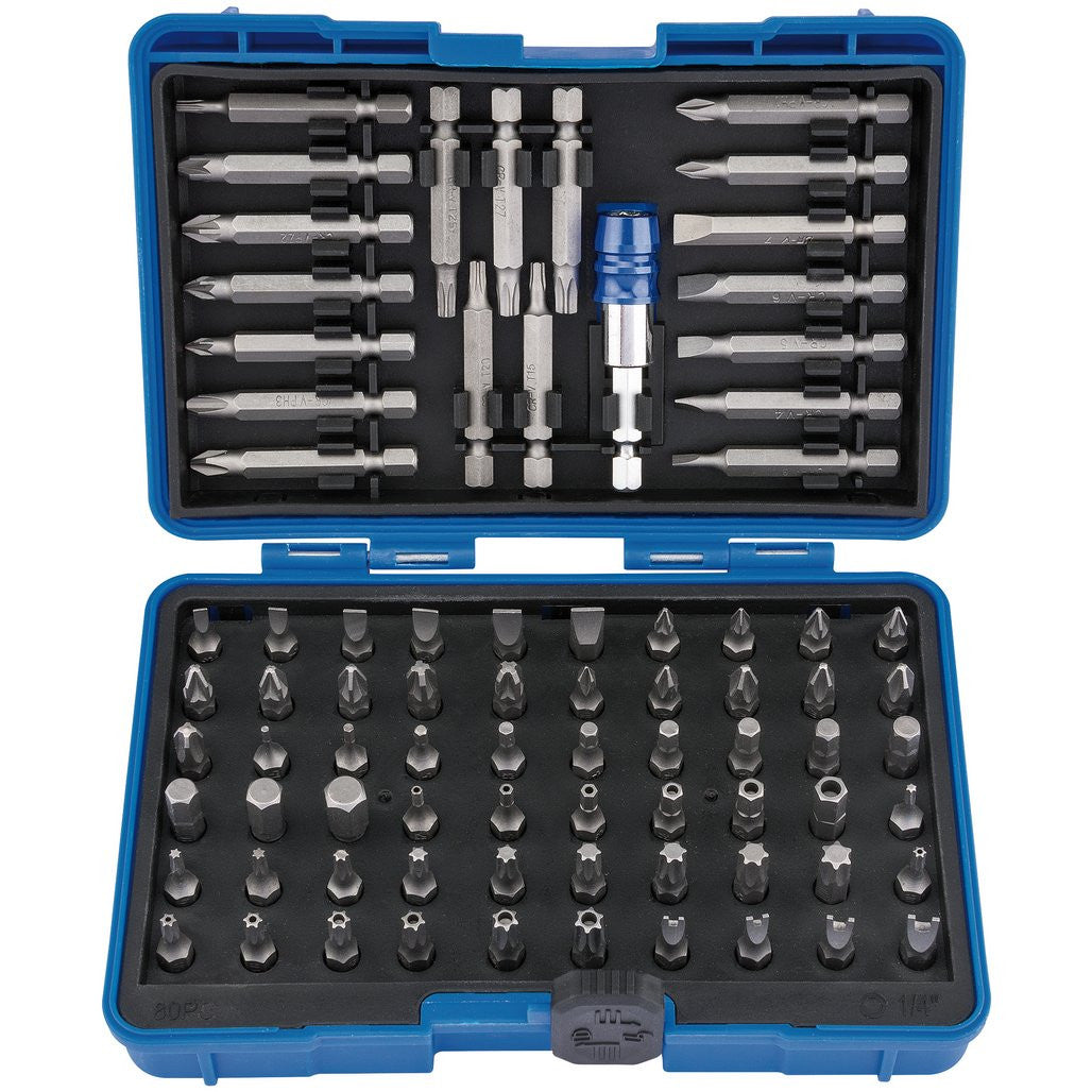 Draper Screwdriver and Bit Holder Set (80 Piece)  82396
