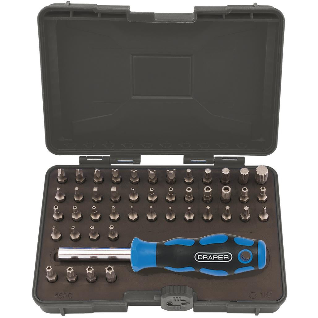Draper Security Screwdriver Bit and Driver Set (45 Piece)  82399