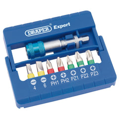 Draper Expert Coloured Screwdriver Bit Set (8 Piece)  82400