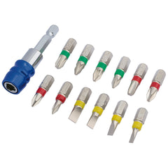 Draper Expert Coloured Screwdriver Bit Set With Magnetic Holder (13 Piece)  82401