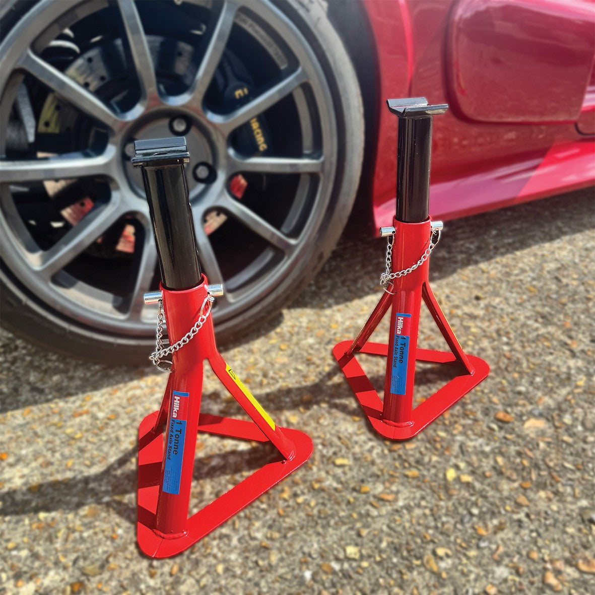 Hilka 2 Tonne Fixed Axle Stands 82430020
