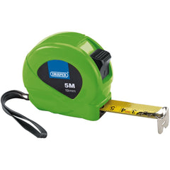 Draper Measuring Tapes, 5m/16ft x 19mm, 3 Colours (Dispenser of 12)  82437