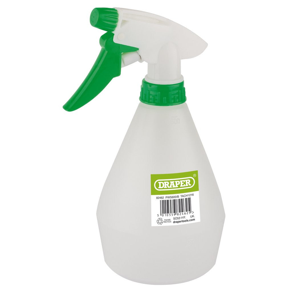 Draper Plastic Spray Bottle, 500ml  82462