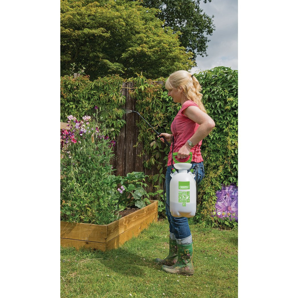 Draper Pressure Sprayer, 6.25L, with Mini Sprayer, 1L  82464