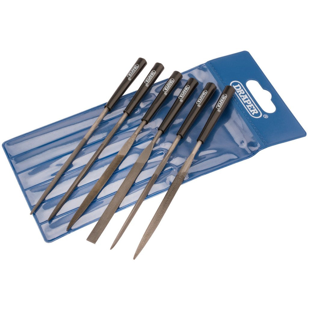 Draper Needle File Set, 140mm (6 Piece)  82577
