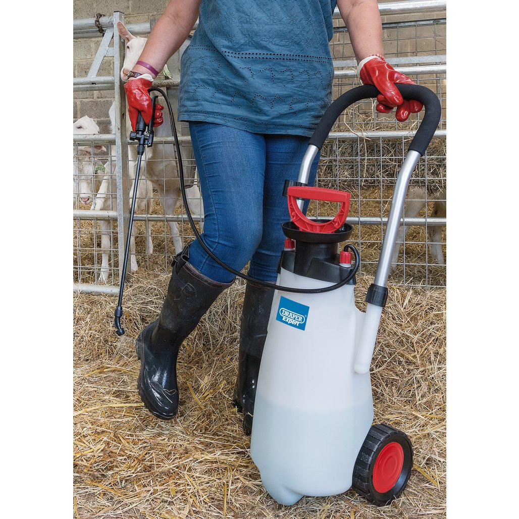 Draper Expert EPDM Trolley Pump Sprayer, 15L  82583
