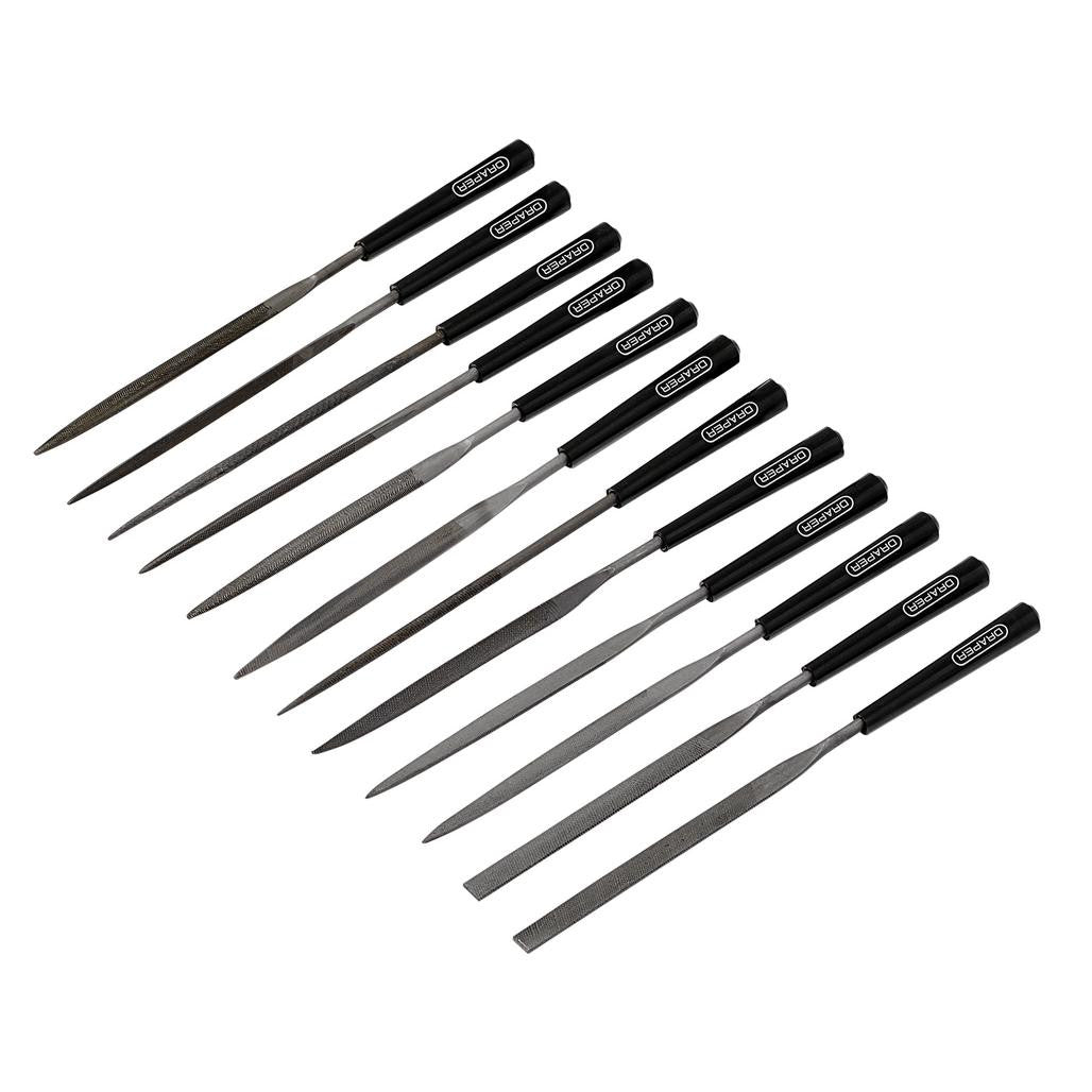Draper Needle File Set, 140mm (12 Piece)  82640
