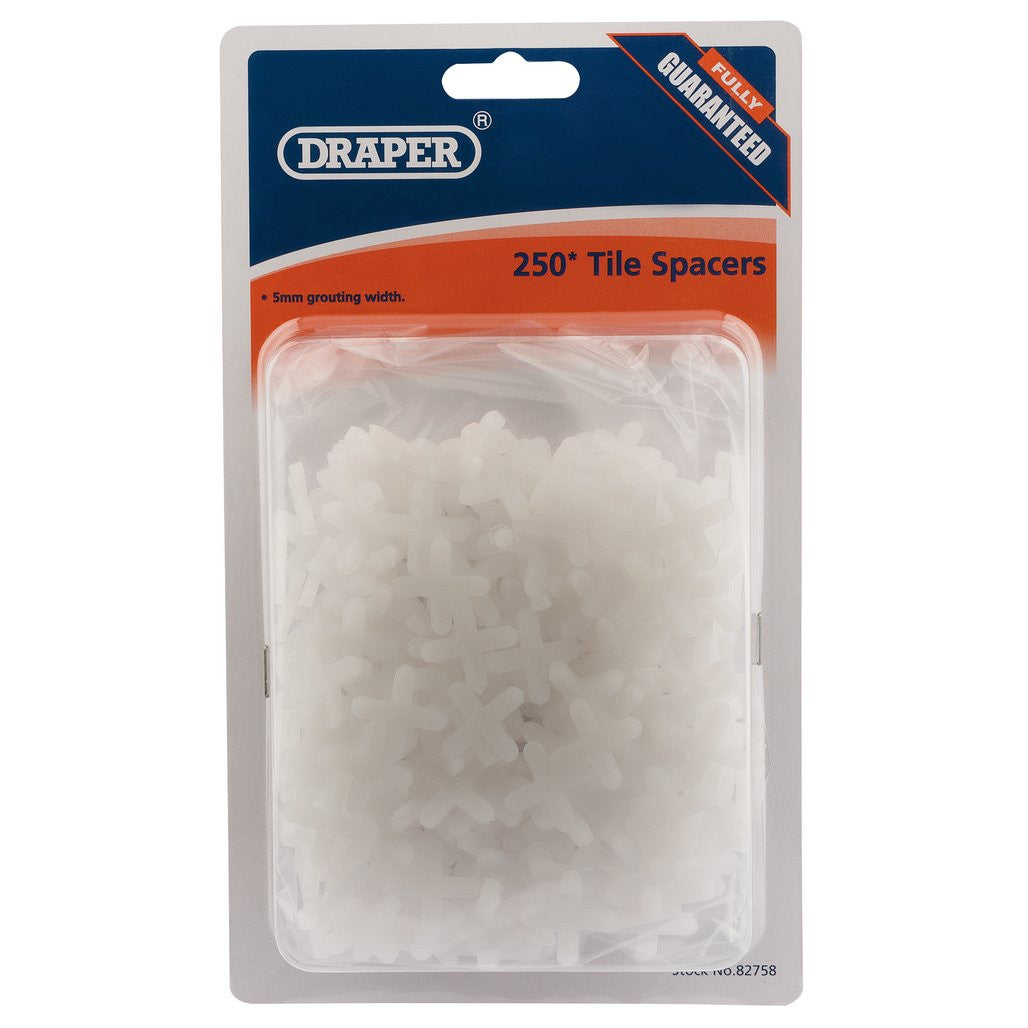 Draper Tile Spacers, 5mm (Approx 250)  82758