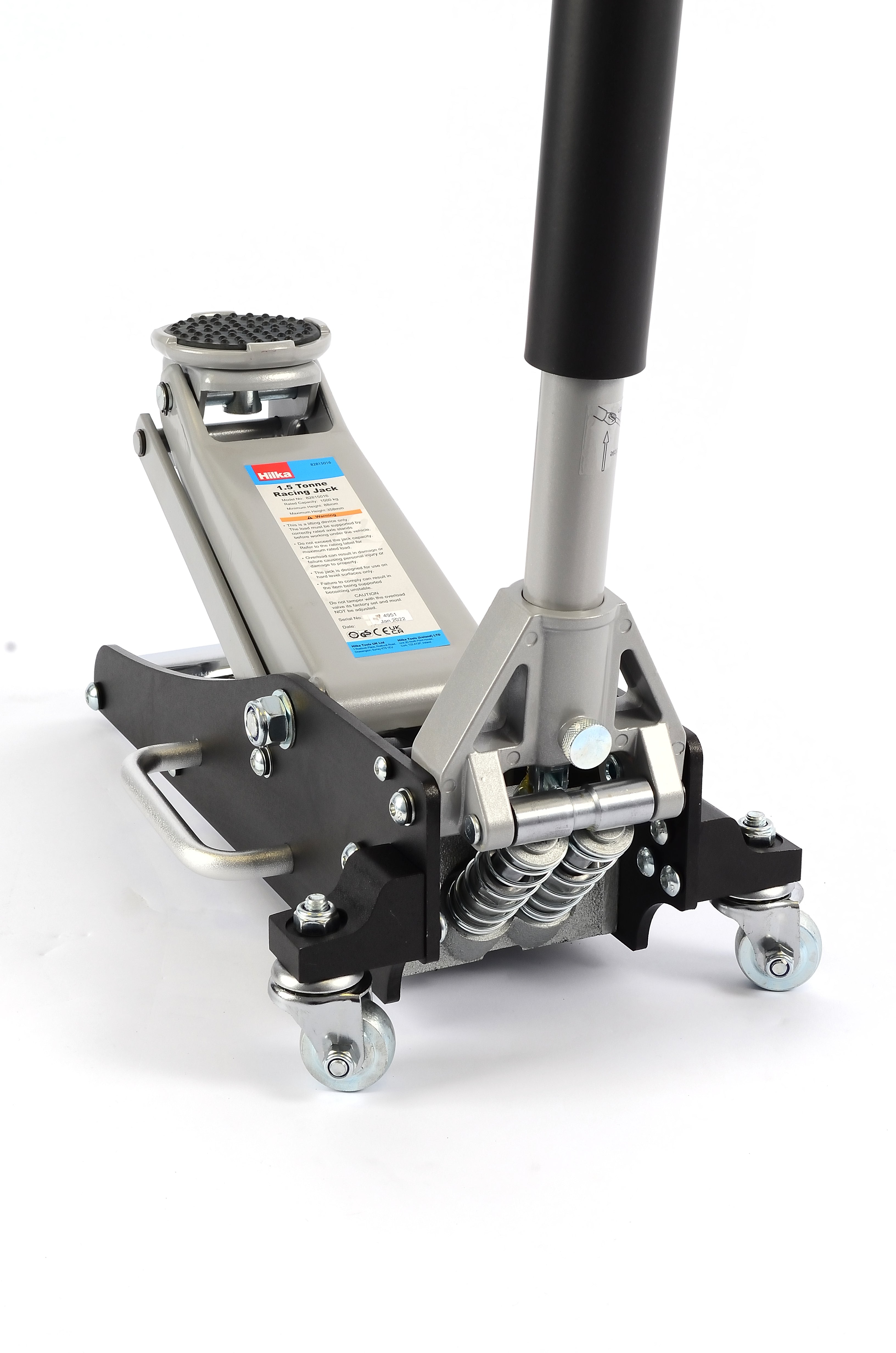 Hilka 1.5 Tonne Aluminium/Steel Trolley Jack 82815016