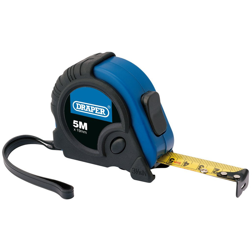 Draper Soft Grip Measuring Tape, 5m/16ft x 19mm  82818