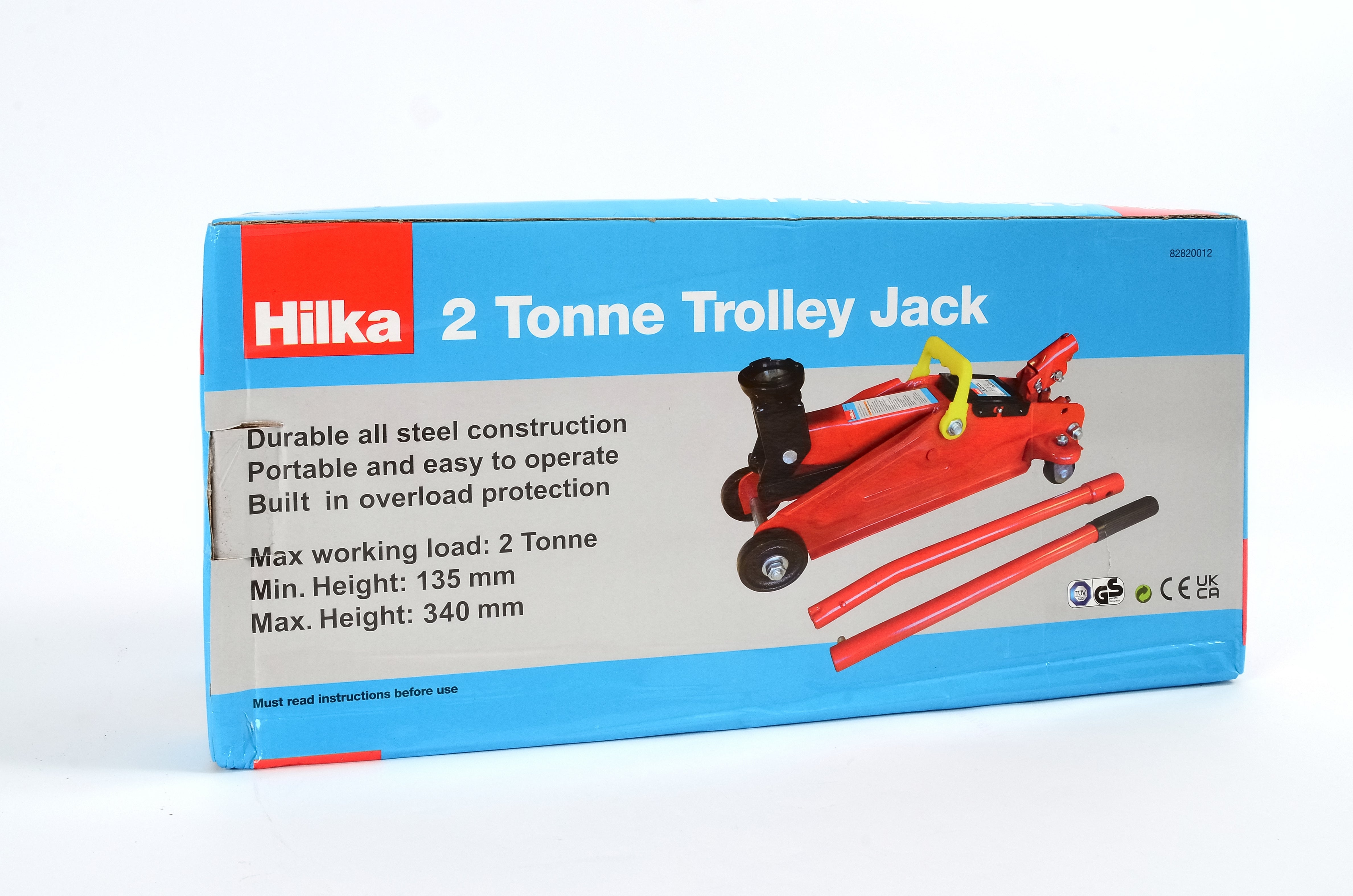 Hilka 2 Tonne Trolley Jack 82820012