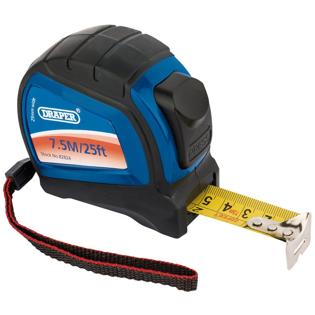 Draper Measuring Tape, 7.5m/25ft  82824