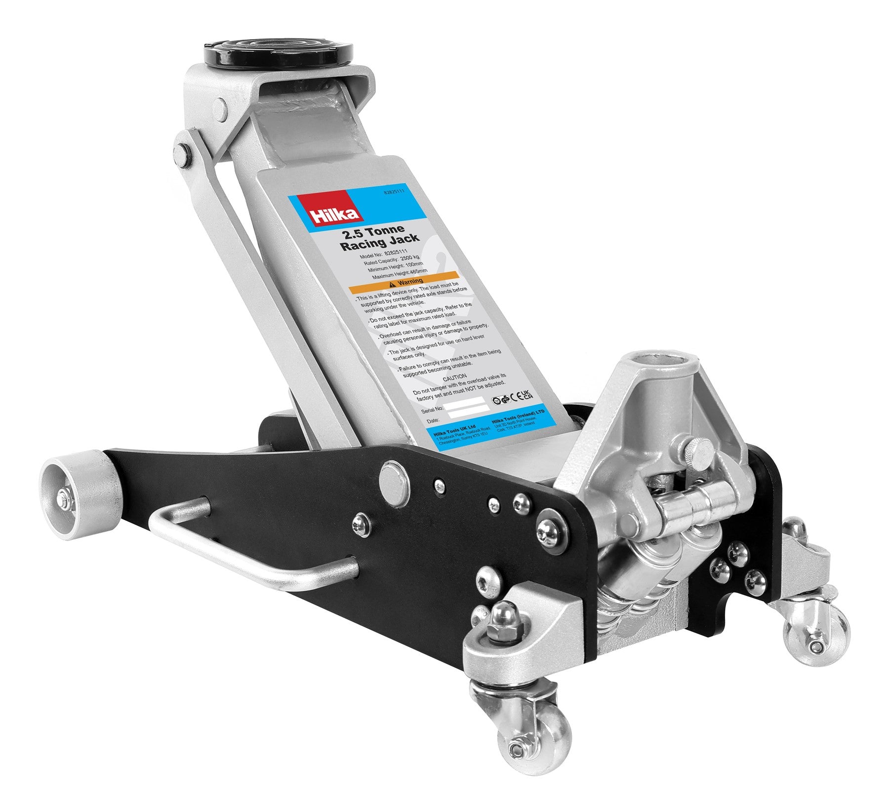 Hilka 2.5 Tonne Aluminium/Steel Trolley Jack 82825111