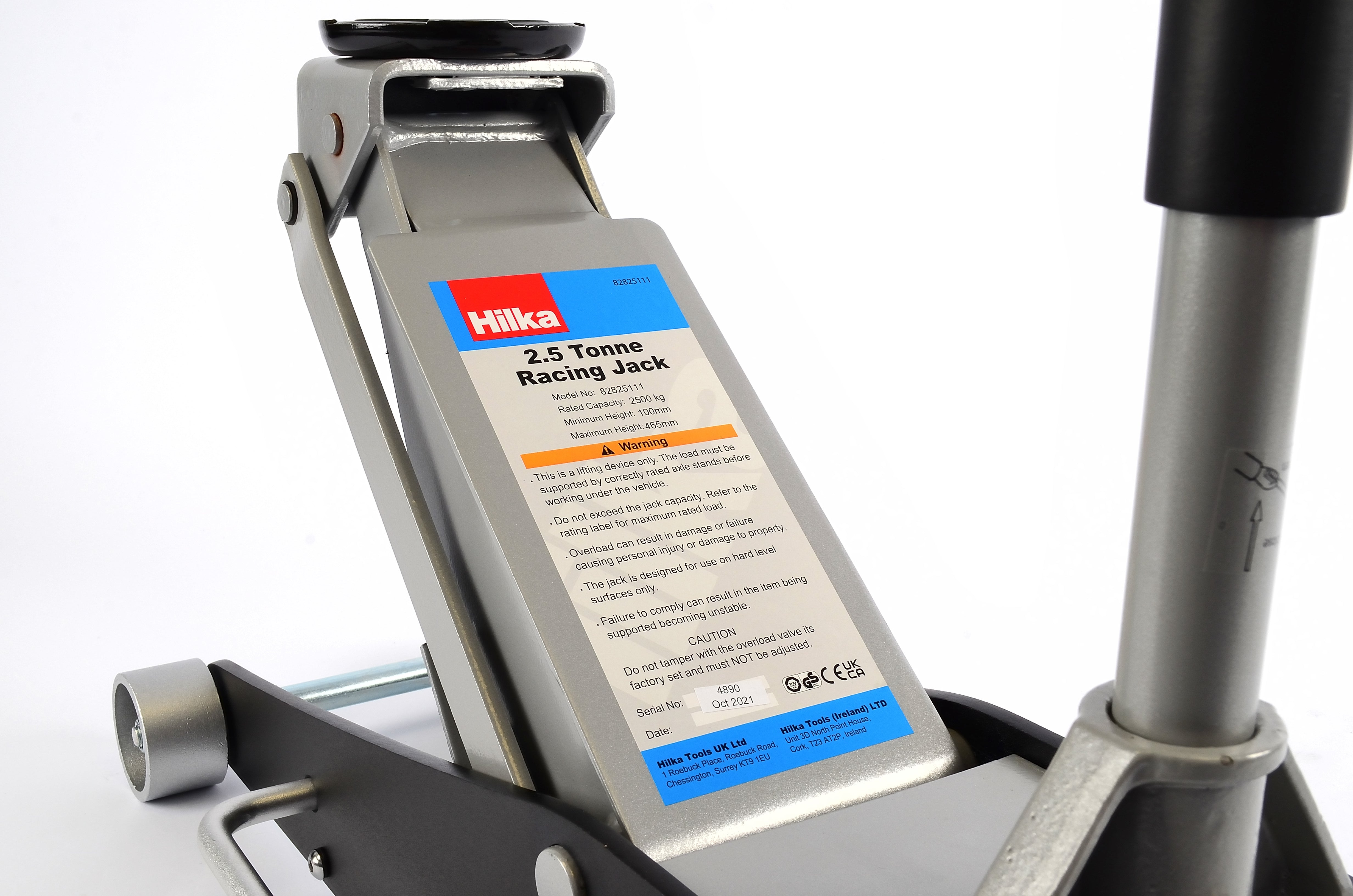 Hilka 2.5 Tonne Aluminium/Steel Trolley Jack 82825111