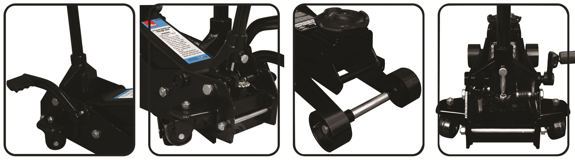 Hilka 3 Tonne Quick Lift Garage Jack 82835020