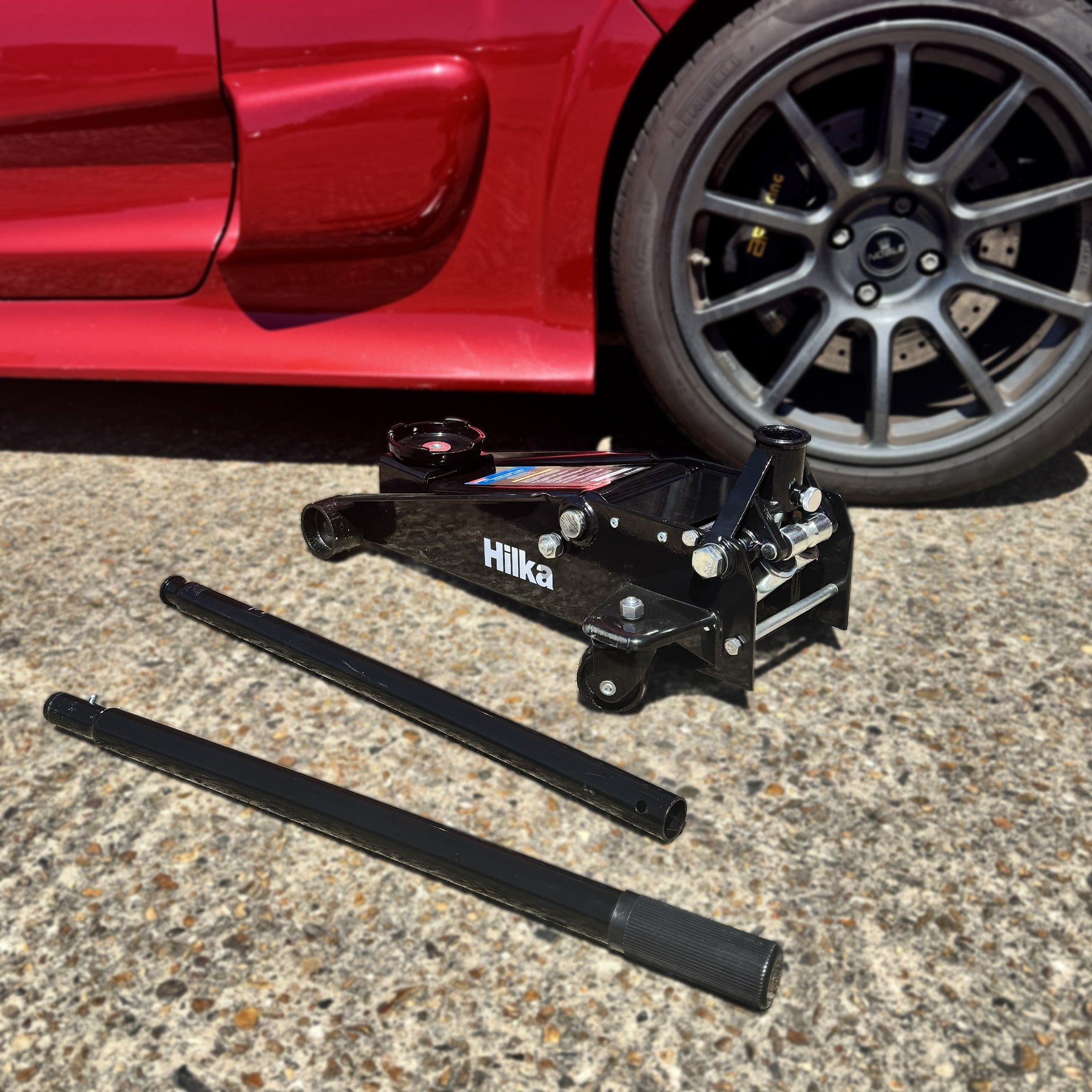 Hilka 3 Tonne Fast Lift Garage Jack 82835530