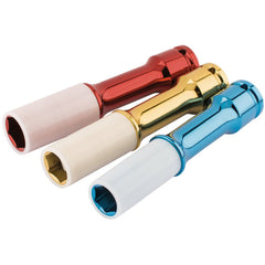 Draper Expert Long Reach Wheel Nut Socket for Alloy Wheels, 1/2" Sq. Dr. (3 Piece) 82981