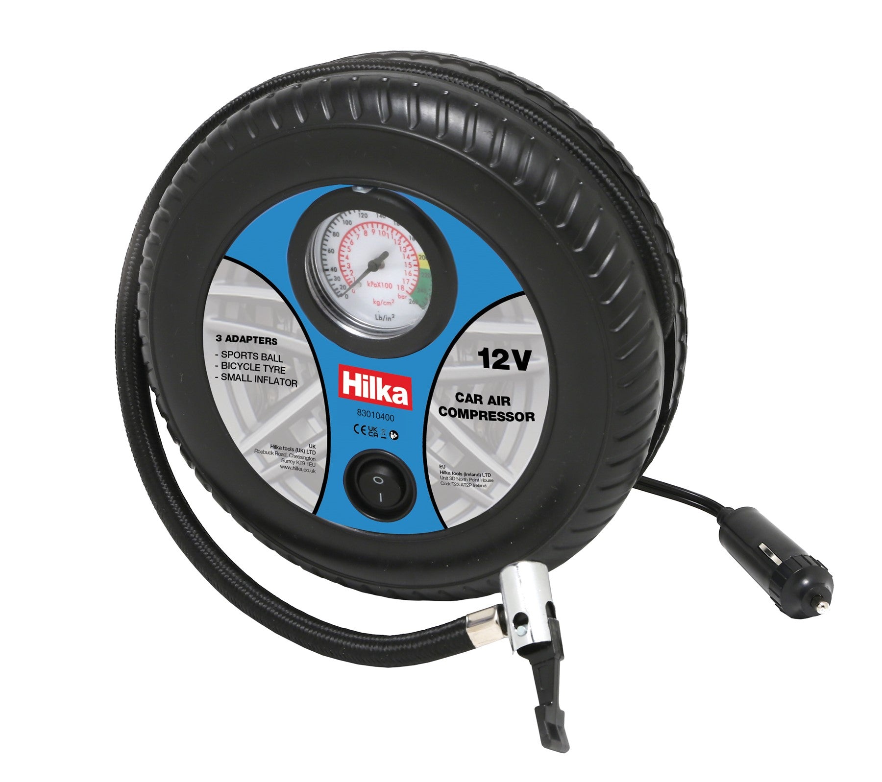 Hilka 12v Car Air Compressor 83010400