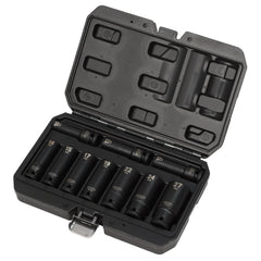 Draper Metric Deep Impact Socket Set, 1/2" Sq. Dr. (10 Piece)  83096