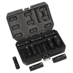 Draper Metric Deep Impact Socket Set, 1/2" Sq. Dr. (10 Piece)  83096