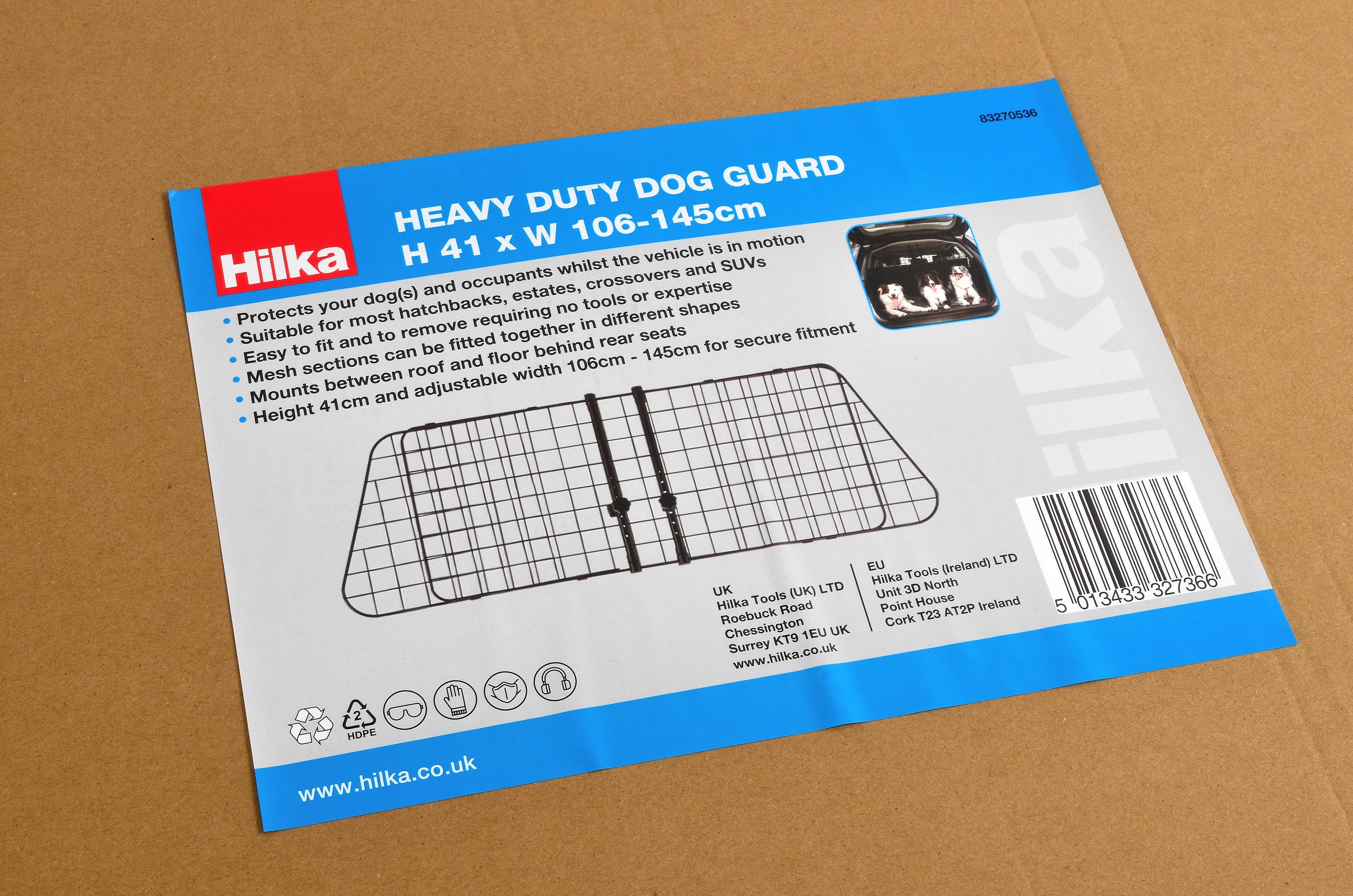Hilka Heavy Duty Dog Guard 83270536