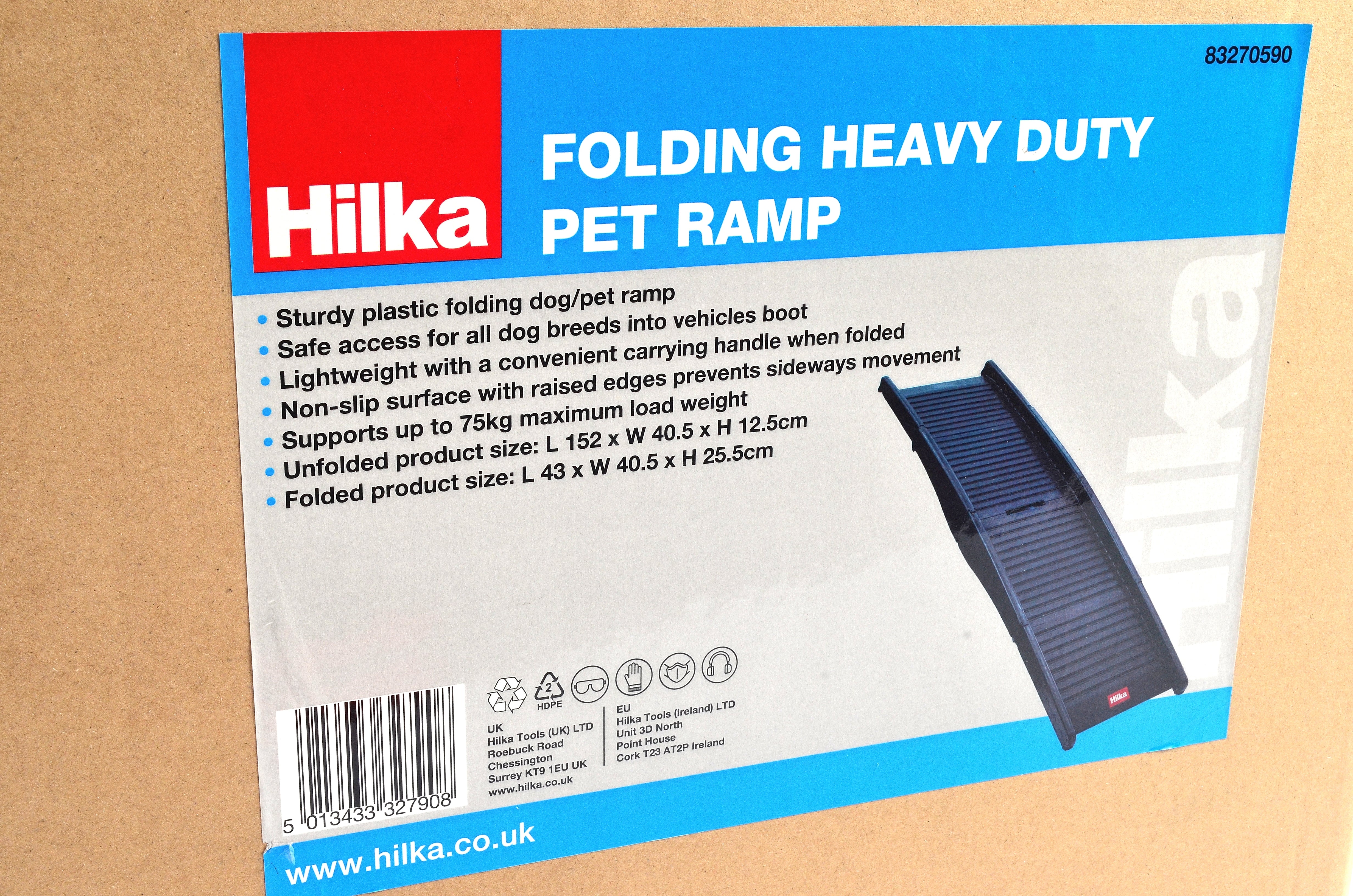 Hilka Folding Heavy Duty Pet Ramp 83270590