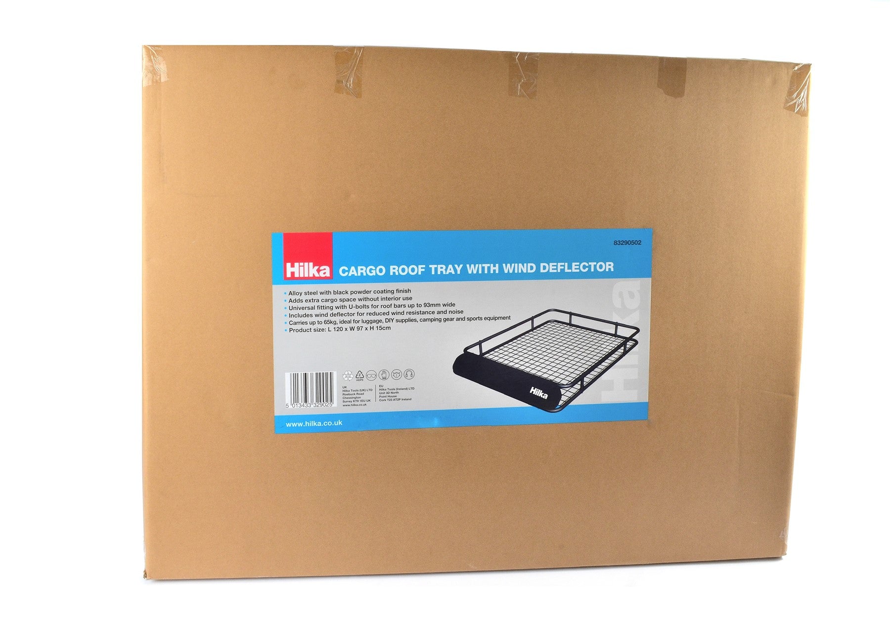 Hilka Cargo Roof Tray with Wind Deflector 83290502