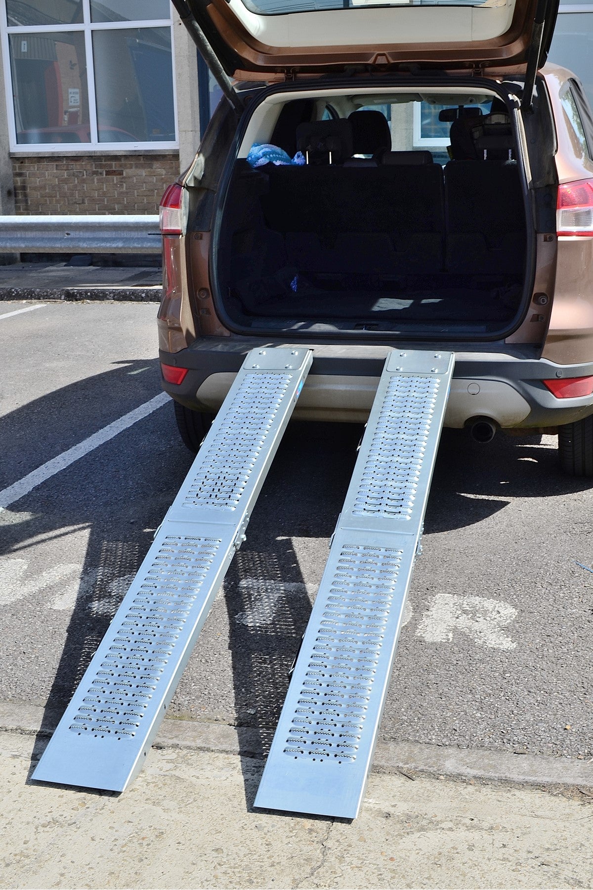 Hilka Galvanised Loading Ramps Folding 83295504